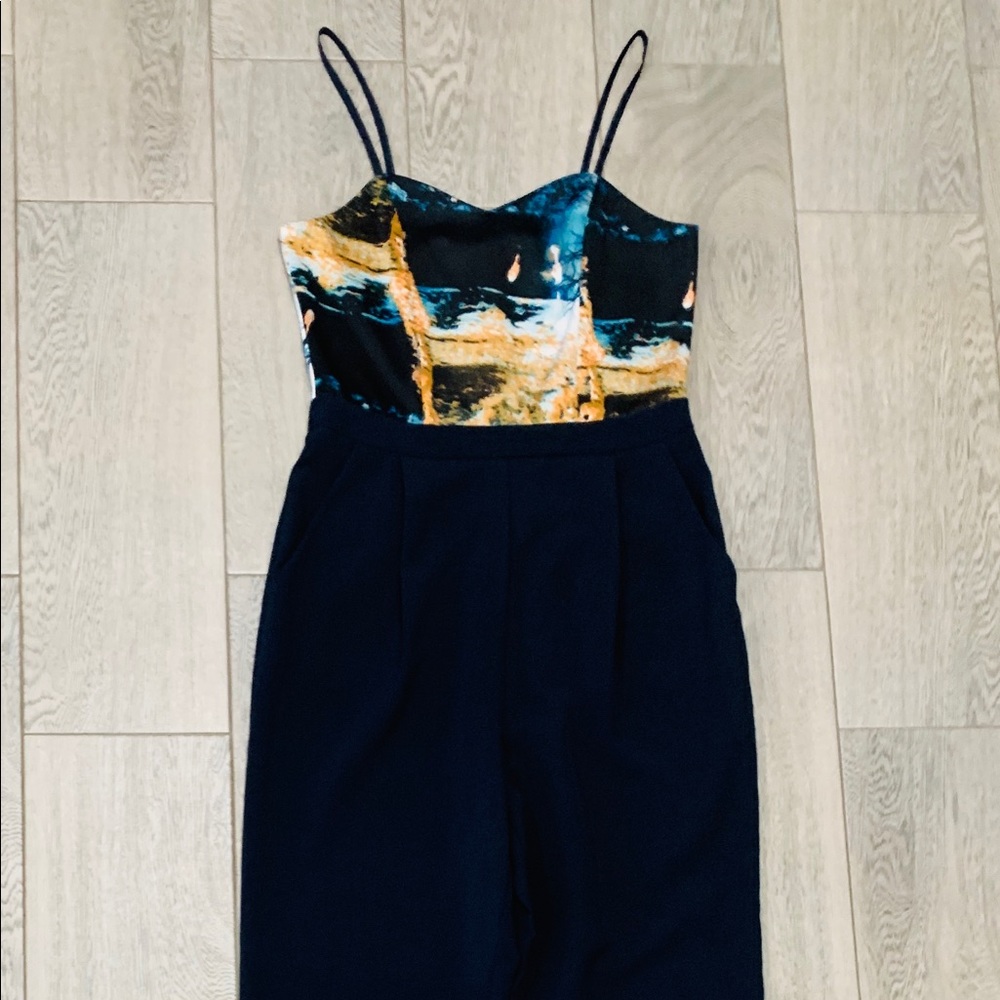 Navy jumpsuit